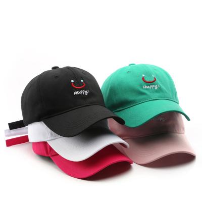 China Custom JOINT Metal Back Cotton Strap Sports Hats Dad Hats With Embroidered Logo Baseball Dad Hat Unstructured Hats for sale