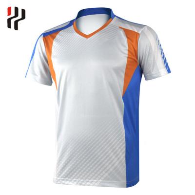 China Cheap breathable badminton t shirts, sublimation badminton sports polo shirts for sale