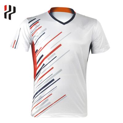 China Breathable Custom Sublimation Dry Fit T Shirt Sports Wear Badminton To Wear Dry Fit T Shirt for sale