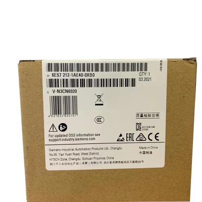 China New original 6ES7212-1AE40-0XB0 6es72121ae400xb0 SIMATIC S7-1200 CPU module stock in warehouse 6ES7212-1AE40-0XB0 for sale