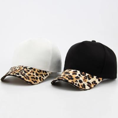 China COMMON Women Leopard Print Baseball Cap Fashion Hip Hop Casual Designer Brand Female Custom Hats Wholesale for sale