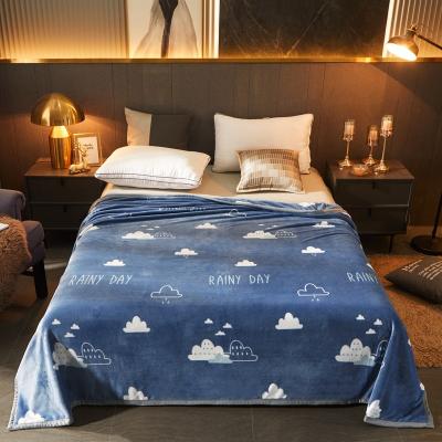 China New Arrival Good Quality Latest Design Family Flannel Blanket PORTABLE for sale