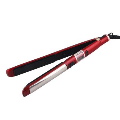 China Adjustable Heat Settings TAIYUN Magic Hair+Straightener And Curler Iron Logo 2 In 1 Mini Hair Straightener Hair Curler for sale