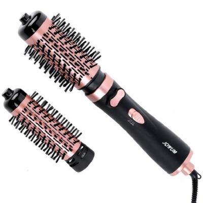 China Hot Selling Safety 2 In 1 Professional Hair Brush Straightener Comb Electric Round Blow Dryer for sale