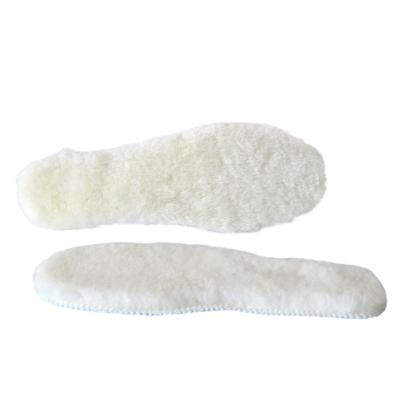 China Absorbs And Disperses Moisture Unisex Sheep Wool Fleece Insoles Warm Soft Comfortable for sale