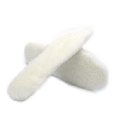 China Absorbs and disperses moisture plush premium sheepskin insoles shear inserts comfortable and plush premium sheepskin insoles shear inserts for sale