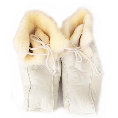 China Comfortable High Quality Genuine Sheep Fur Sheepskin Medical Boots for sale