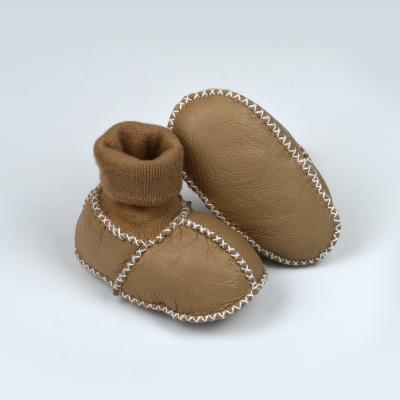 China Breathable Baby Boot Sheep Fur One Baby Toddler Shoes for sale