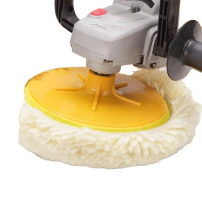 China Wholesale High Quality Convenience Sheepskin Polishing Pad Suitable All Model Car Polishing Pad for sale