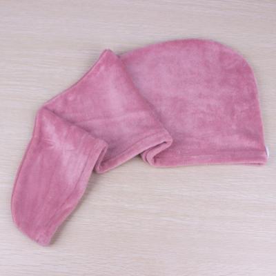 China QUICK DRY New Product Listing Blue Microfiber Hair Towel Quick Dry Hair Wrap Towel for sale