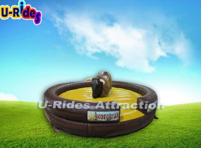 China Adult Inflatable Mechanical Rodeo Bull Soft 1500W With One Year Warranty for sale