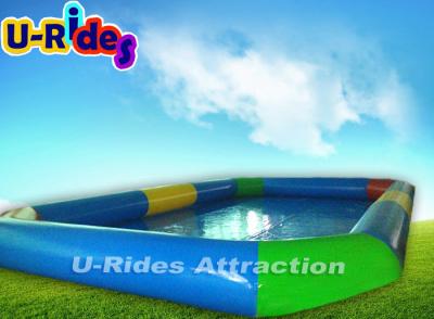 China Large Outdoor Inflatable Swimming Pools Hot Welded 10m x 6m x 0.65m for sale