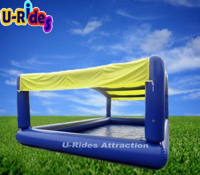 China Outdoor Inflatable Swimming Pools Blue Color / Custom Square Inflatable Pool for sale