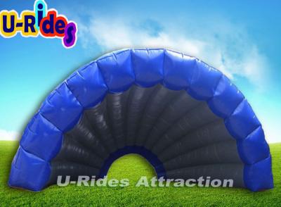 China 0.55MM PVC-Konzert-aufblasbares Stadiums-Dach-blaue aufblasbare Stadiums-Abdeckung 10M X 5M x 4M zu verkaufen