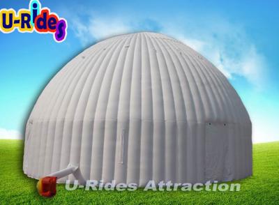 Chine tente gonflable blanche de dôme du diamètre 10m, grande tente gonflable d'igloo avec la porte à vendre