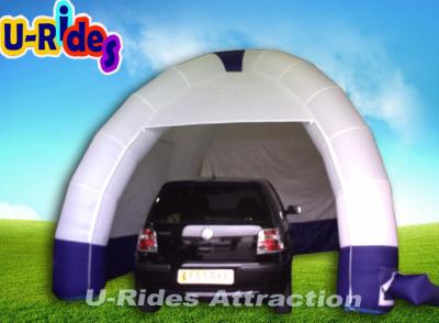 China 4M Wide Big Portable Inflatable Car Garage UV Protective Inflatable Car Tent for sale