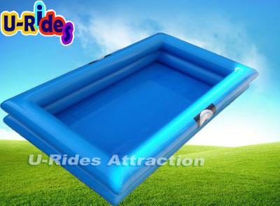 China Giant Rectangle Inflatable Paddling Pool With Double Reinforce Strip 10m × 10m for sale