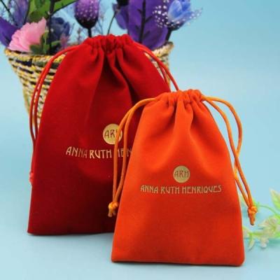 China Promotional Custom Printed Impact Resistance Velvet Bag Drawstring Jewelry Bag, Velvet Jewelry Bag, Jewelry Gift Bag for sale