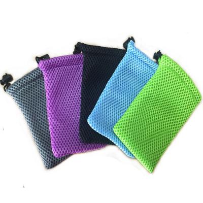 China High Quality Packaging Mesh Pouch Drawstring Mesh Bag With Customized Logo Eco-Friendly Hot Selling Soap Nylon Eco-Friendly for sale