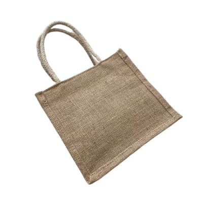 China Wholesale Luxury Custom Design Burlap Cartoon Designer Cute Hand Bag Women Luxury Shopping Bag for sale