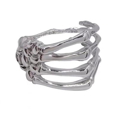 China Niche Design Ghost Claw Bracelet Couples Personality Hip Hop Cuff Hair Ring Trend Environmentally Friendly for sale