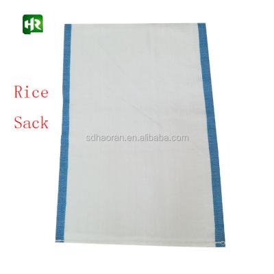 China Recyclable Cheap Price Thailand Singapore Pilipinas Agriculture Use White PP Woven Rice Bag for sale