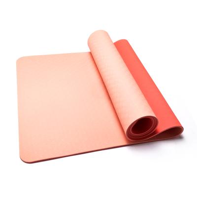 China Free Sample Keepeak Custom Eco Friendly Travel Natural Logo Tape Yoga Mat Waterproof/Eco-Friendly/Non-Slip Factory Anti Slip for sale