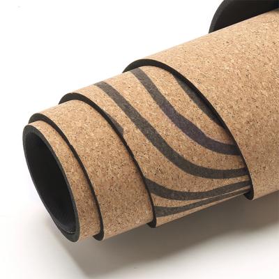 China Keepeak Waterproof/Eco-Friendly/Non-Slip Natural Rubber Personalized Cork Yoga Mat Eco Friendly for sale