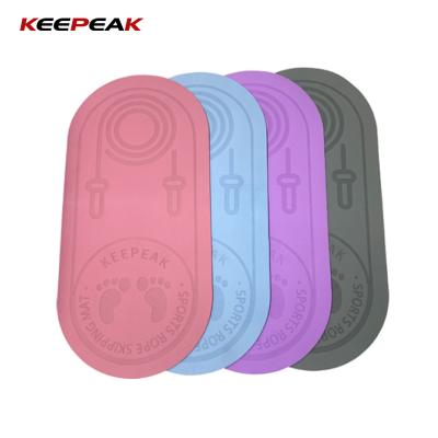 China Sound Proof Band KEEPEAK Fender Workout Oval Eco Jump Rope Mat for sale