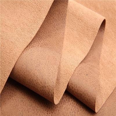 China Abrasion-Resistant 100% Imitation PU Faux Microfiber Fabric Leather for sale