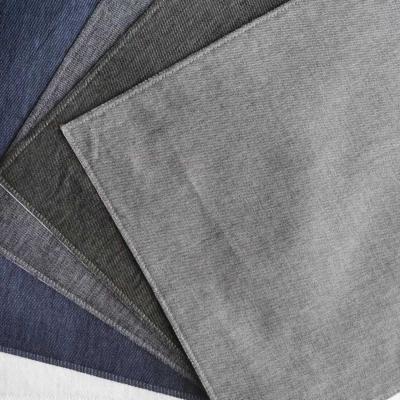 China Heat-insulation 100% polyester upholstery faux polyester sofa cover linen fabric for furniture cushion for sale