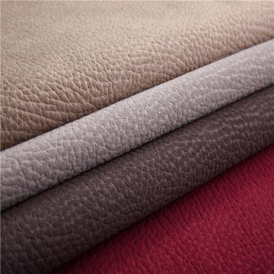 China Factory Price Direct Fire Retardant 320gsm Faux Suede Polyester Fabric Price Per Meter for sale