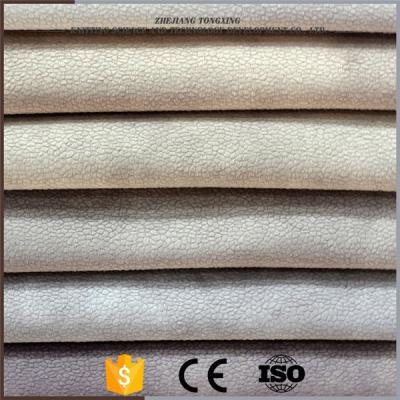 China Flame Retardant Material 220-340gsm Embossed Polyester Printed Fabric Eco - Friendly for sale