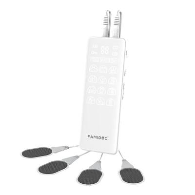 China 2 Channels Pain Treatment TENS Massage EMS Unit Massager With Hot Electrode Pad FDES115 Handheld Tens Massager for sale