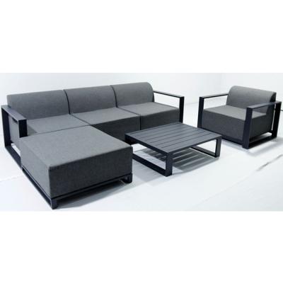 China Garden Set New Design Hot Sale Leisure Garden Waterproof Modern Aluminum Patio Furniture Patio Sofa Set for sale