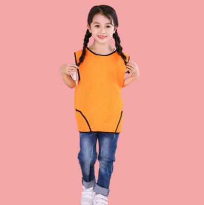 China Drink/Food Add Your Logo Scientist Sleeveless Apron for Kids Kindergarten Vest Kids Uniform Art Apron for sale