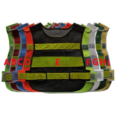 China Kids High Reflective Neon Color Wear Visibility Vest Child Traffic Police Safety Vest With OEM Logo Print for sale