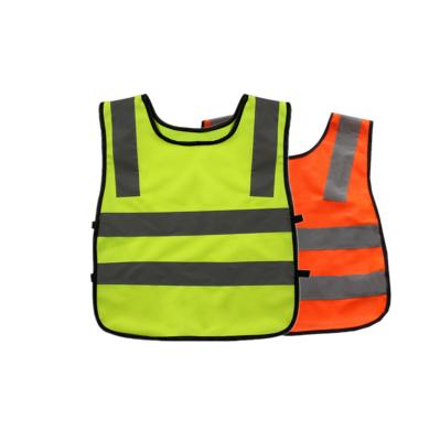 China High Visibility Kids Boys Girls Wear Reflective Running Reflective Vest Child Safety Visibility Vest For Recycling Skiing for sale