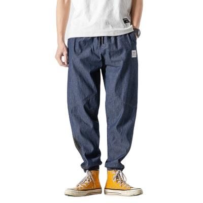 China Fashion Drop Ship Breathable Jogger Denim Pants Soft Jogger Jeans For Men for sale