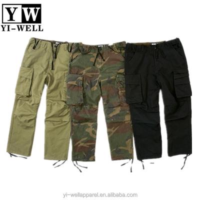 China Wholesale Anti-pilling Camouflage Army Green Color Men's Military Cargo Pants Work Trousers Men for sale