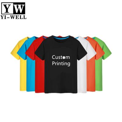 China Low MOQ Printing Anti-pilling Round Neck Advertising T-shirt for sale