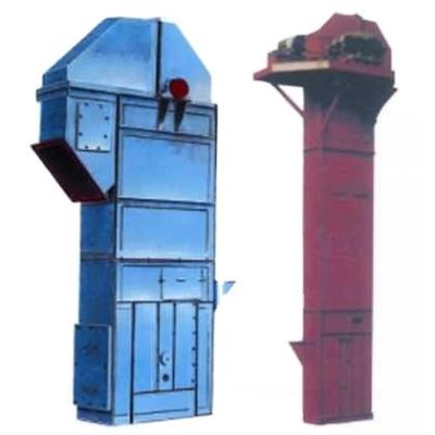 China High Capacity Belt Heat Resistant Bucket Elevator For Lime Cement Coal Slag Slurry for sale