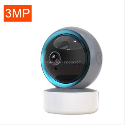 China Home Security Protection Siren 1080P Video Surveillance 360 ​​Rotation WIFI Tuya Camera Smart Home Built-in Video Surveillance for sale