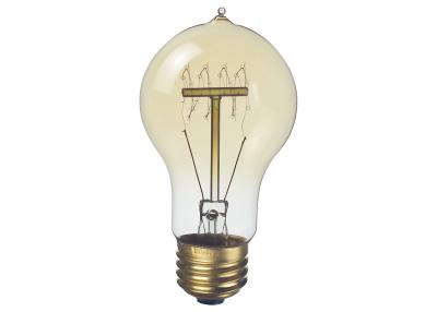 China Dimmable Vintage Edison Light Bulbs 60w 220 Volt Spiral Filament A19 Model for sale