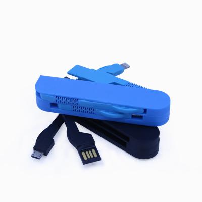 China CE ROHS 2 USB Charger Cable Perfect Mobile Phone Quality Swiss Army Knife For Promotional Gift for sale