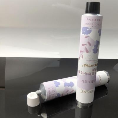 China Recyclable and Eco-Friendly Soft for Cream Empty Collapsible Aluminum Packaging Hand Metal Tube 50Ml Aluminum Cosmetics for sale