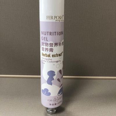 China Eco-Friendly Recyclable Cosmetic Empty Squeeze Cap Aluminum Toothpaste Tubes Hand Cream Aluminum Tube Printer for sale