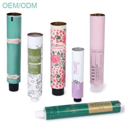 China OEM/ODM manufacturers cosmetics metal tube packaging pet hair cream aluminum tube recyclable and eco-friendly for sale