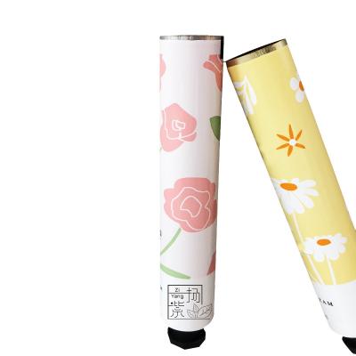 China Customized Popular Recyclable And Eco-Friendly Soft Aluminum Collapsible Squeeze Toothpaste Hand Cream Glue Soft Cream Tube for sale