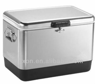 China 2014 Full Plastic Wrapped Metal 50L Metal Beer Cooler for sale